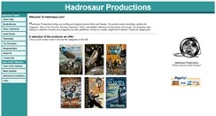 Desktop Screenshot of hadrosaur.com