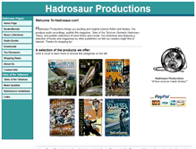 Tablet Screenshot of hadrosaur.com